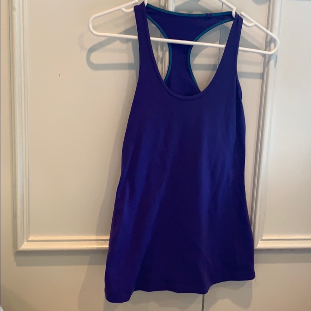 purple lululemon tank top